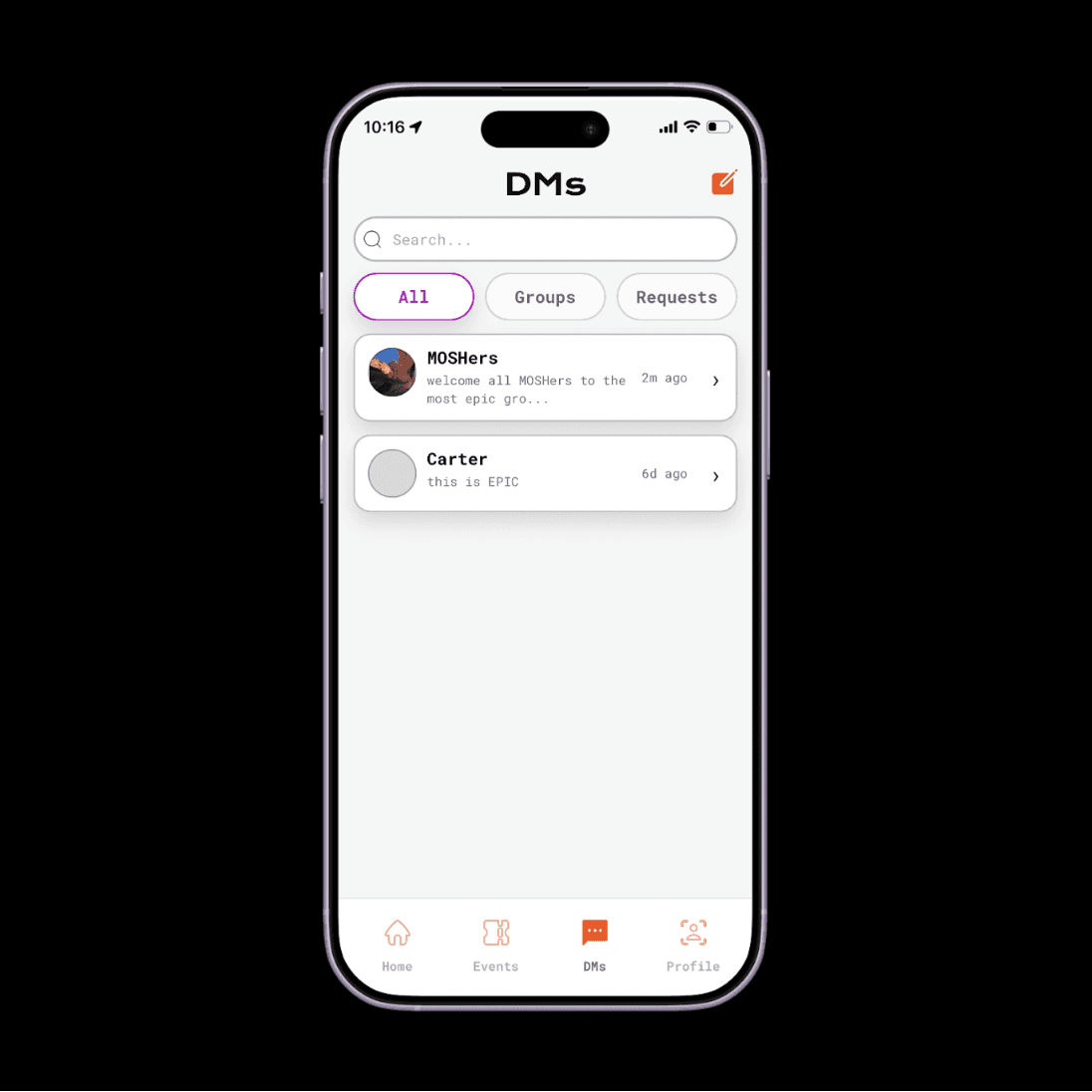 Screenshot of Mosh application 4 of 5