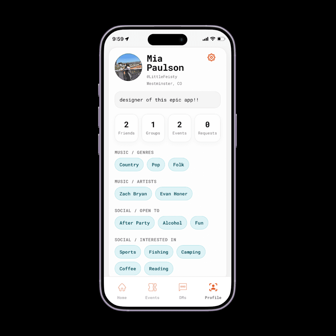 Screenshot of Mosh application 5 of 5